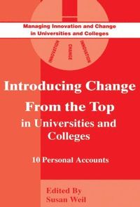 bokomslag Introducing Change from the Top in Universities and Colleges