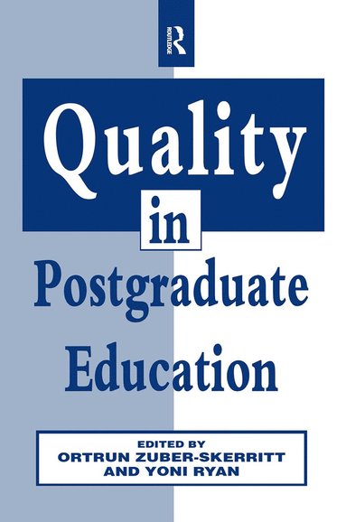 bokomslag Quality in Postgraduate Education