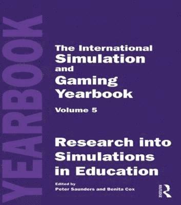 bokomslag International Simulation and Gaming Yearbook