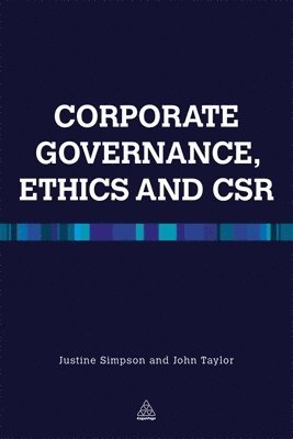 bokomslag Corporate Governance Ethics and CSR