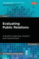 bokomslag Evaluating Public Relations