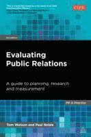 bokomslag Evaluating Public Relations