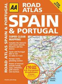 bokomslag AA Road Atlas Spain & Portugal