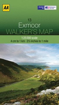 bokomslag Walker's Map Exmoor