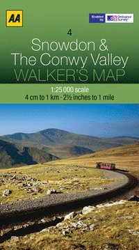 bokomslag Walker's Map Snowdon & Conwy Valley
