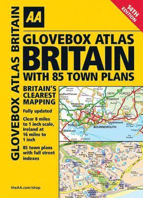 Glovebox Atlas Britain with 85 Town Plans