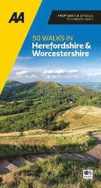 bokomslag AA 50 Walks in Herefordshire & Worcestershire