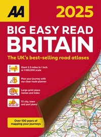 bokomslag AA Big Easy Read Atlas Britain 2025
