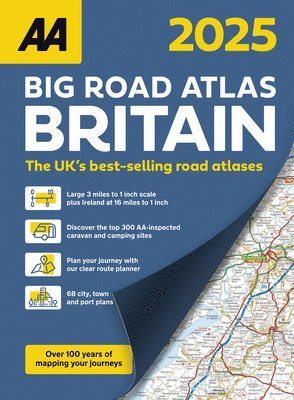 Publishing, A: AA Big Road Atlas Britain 2025 Paperback
