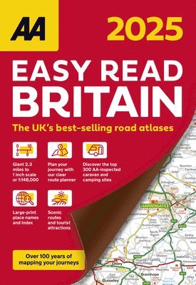bokomslag AA Easy Read Britain 2025
