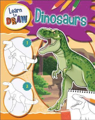 Jorge Santillan - Learn to Draw Dinosaurs, Inbunden