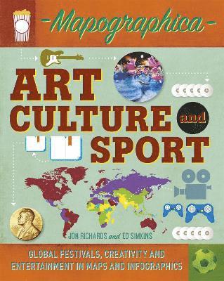 Jon Richards, Ed Simkins - Mapographica: Art, Culture and Sport, Inbunden