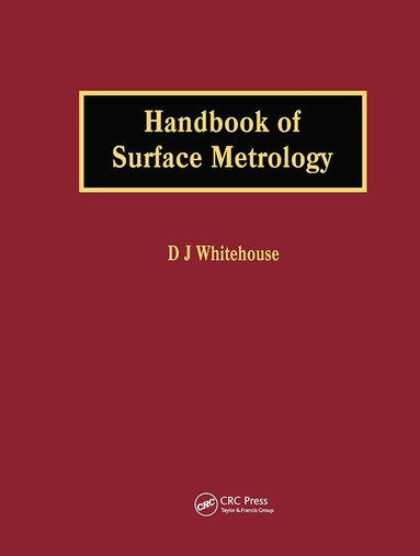 David J. Whitehouse - Handbook of Surface Metrology, Inbunden