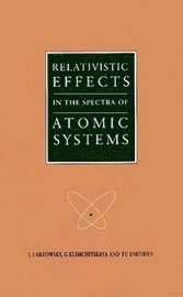 bokomslag Relativistic Effects in the Spectra of Atomic Systems