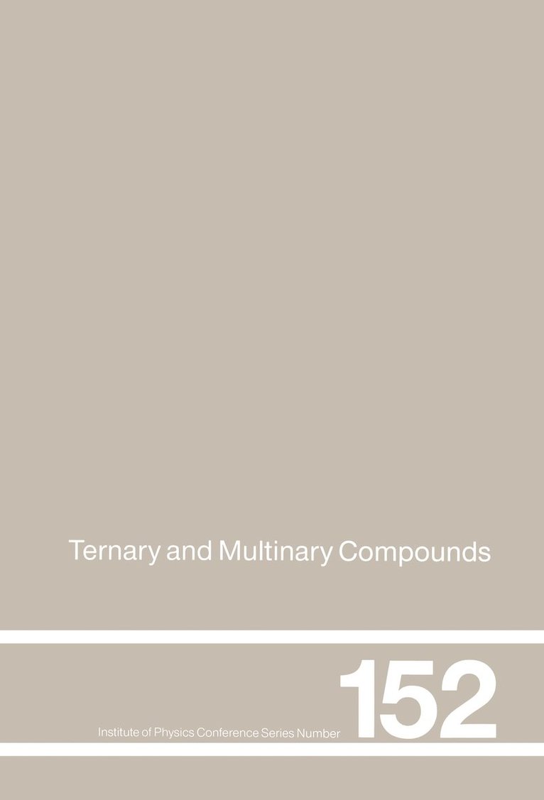 Ternary and Multinary Compounds 1