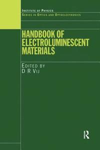 bokomslag Handbook of Electroluminescent Materials