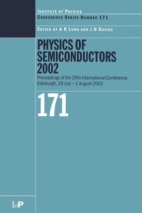 J.H Davies, A.R Long - Physics of Semiconductors 2002, Inbunden