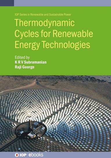 bokomslag Thermodynamic Cycles for Renewable Energy Technologies