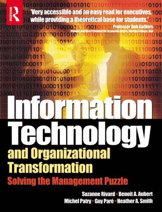 Benoit Aubert, Suzanne Rivard, Michel Patry, Guy Pare, Heather Smith - Information Technology and Organizational Transformation, Häftad