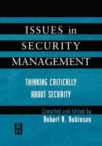 bokomslag Issues in Security Management