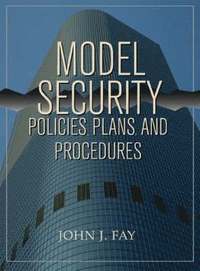 bokomslag Model Security Policies, Plans and Procedures