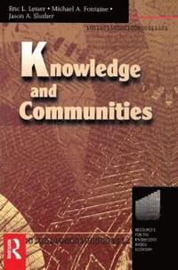 bokomslag Knowledge and Communities