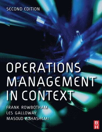 bokomslag Operations Management in Context