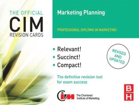 CIM Revision Cards Marketing Planning 1