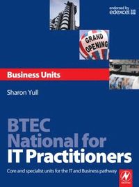 bokomslag BTEC National for IT Practitioners: Business units