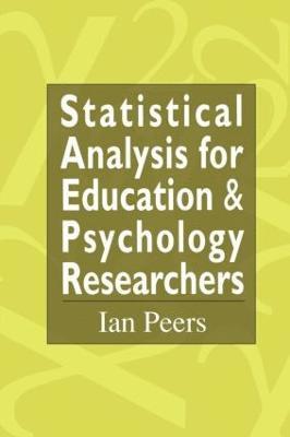 Statistical Analysis for Education and Psychology Researchers 1