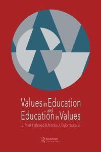 bokomslag Values in Education and Education in Values