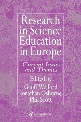 Geoff Welford - Research in science education in Europe, Häftad