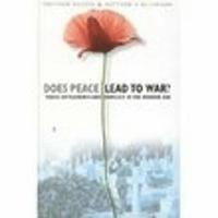 bokomslag Does Peace Lead to War?