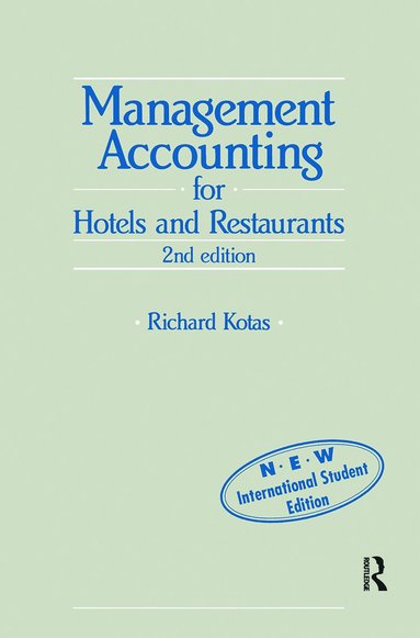 bokomslag Management Accounting for Hotels and Restaurants