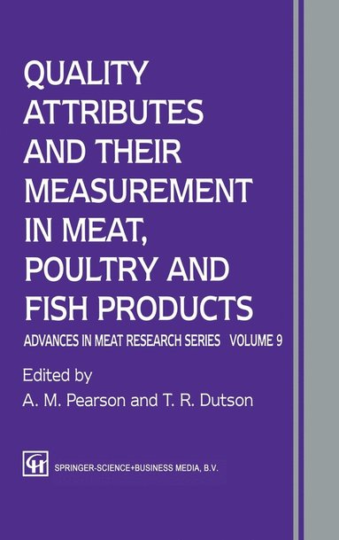 bokomslag Quality Attributes and Their Measurement in Meat, Poultry and Fish Products