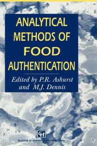 bokomslag Analytical Methods Of Food Authentication