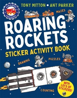 bokomslag Amazing Machines Roaring Rockets Sticker Activity Book