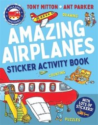 bokomslag Amazing Machines Amazing Airplanes Sticker Activity Book