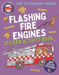 bokomslag Amazing Machines Flashing Fire Engines Sticker Activity Book