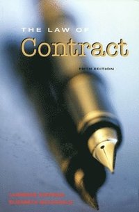 bokomslag Law Of Contract