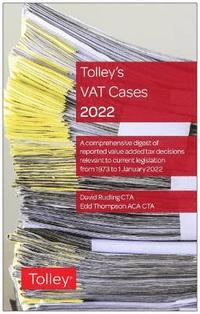 bokomslag Tolley's VAT Cases 2022