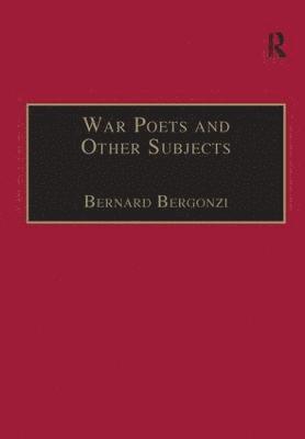 War Poets and Other Subjects 1