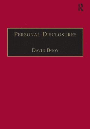 bokomslag Personal Disclosures