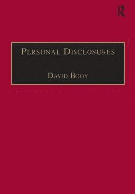 Personal Disclosures 1