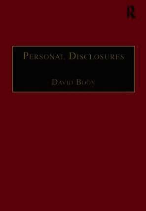 Personal Disclosures