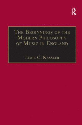Beginnings of the Modern Philosophy of Music in England