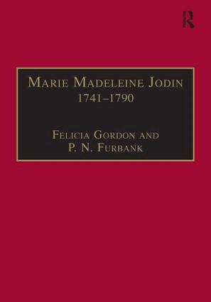 Felicia Gordon, P.N. Furbank - Marie Madeleine Jodin 1741–1790, Inbunden