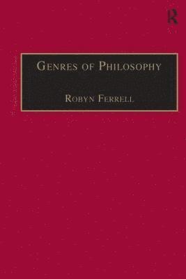 bokomslag Genres of Philosophy