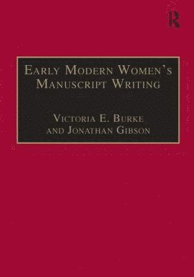 Early Modern Women's Manuscript Writing 1