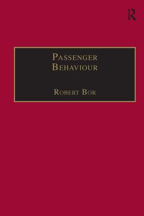Robert Bor - Passenger Behaviour, Inbunden